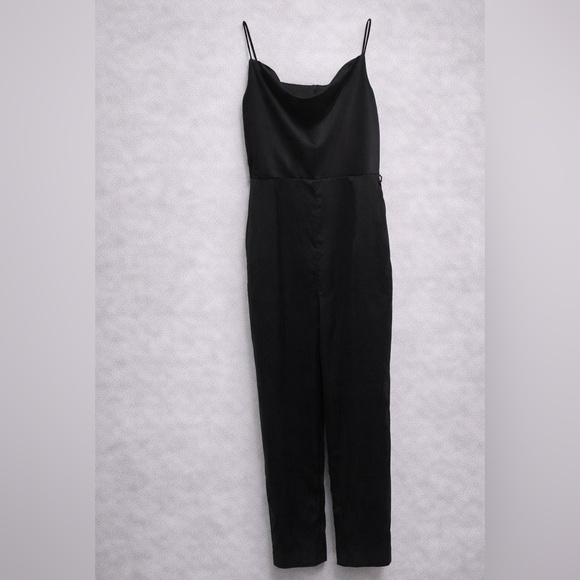 Pants - Black Sleeveless Jumpsuit – Women’s Medium Elegant